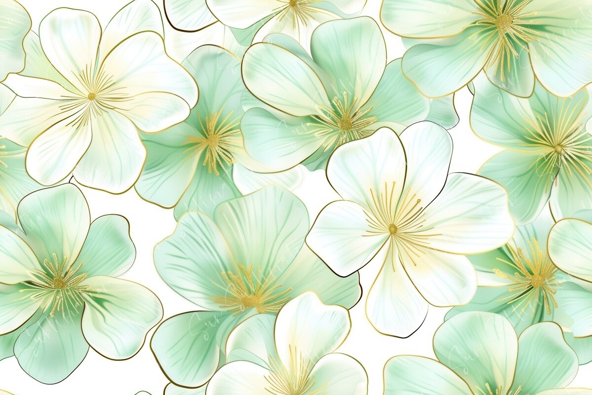 Floral Bliss Seamless Pattern Graphic by Sun Sublimation · Creative Fabrica