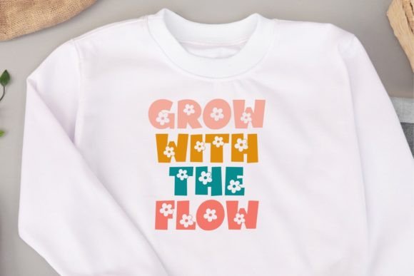 Flower Girls Font PNG with transparent background - Preview 2