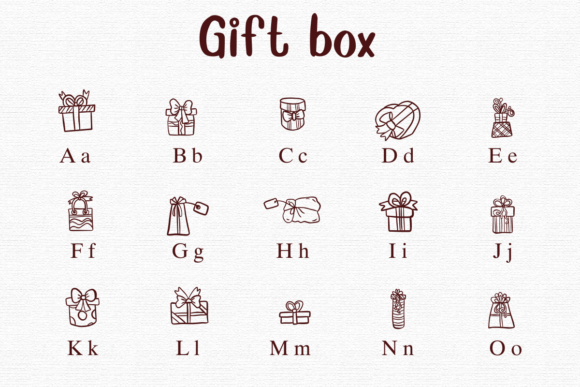 Gift Box Font - Preview 1