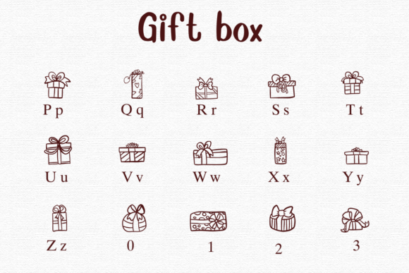 Gift Box Font - Preview 2