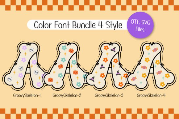 Groovy Skeleton Font - Preview 1