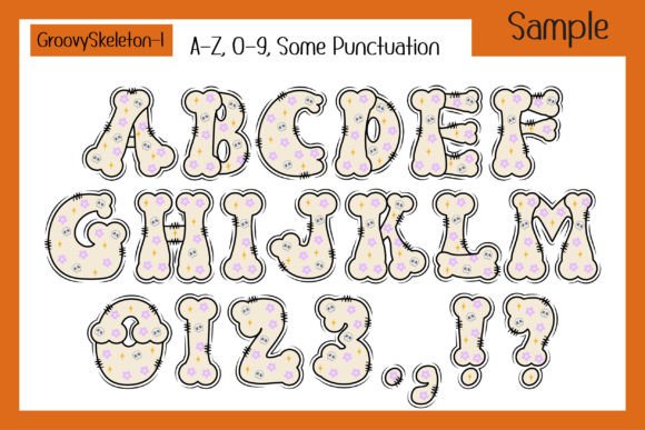 Groovy Skeleton Font - Preview 2