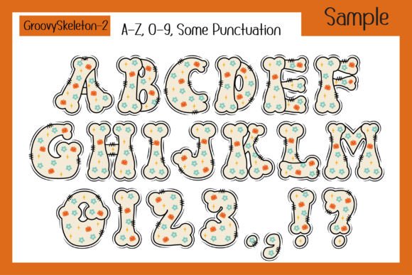 Groovy Skeleton Font - Preview 3
