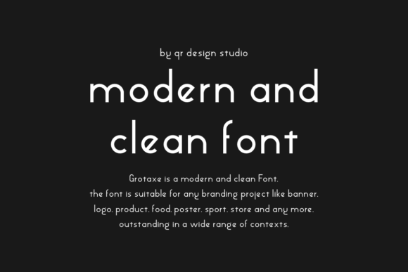 Grotaxe Font - Preview 2