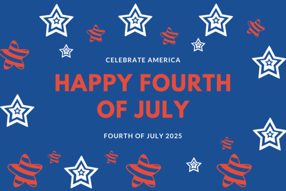Happy Fourth of July Font PNG with transparent background - Preview 4