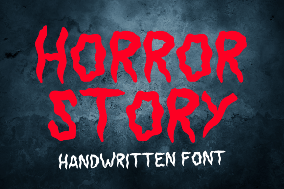 Horror Story Font by Brown Cupple Fonts · Creative Fabrica font preview