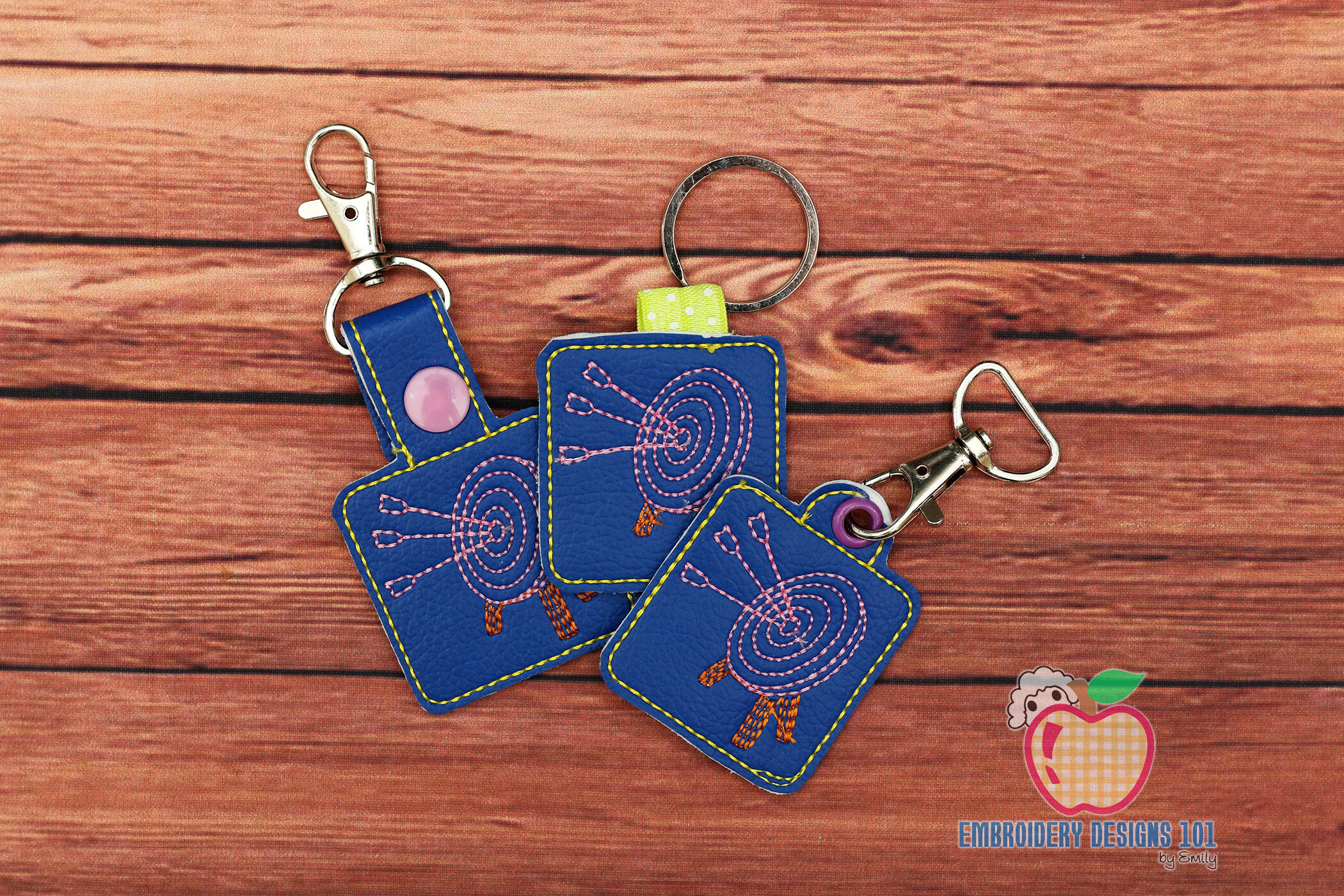 Hunting Target Keyfob Keychain ITH