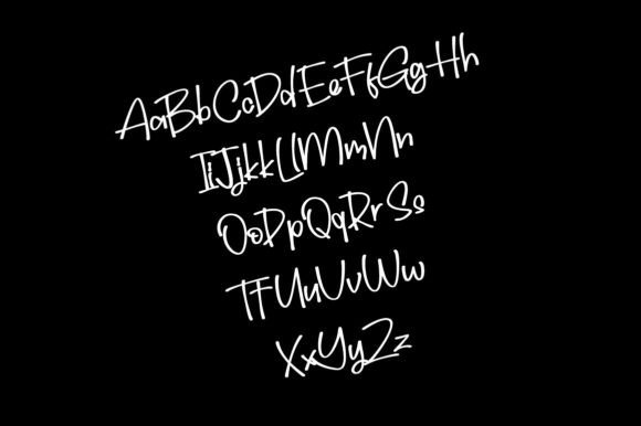 July Style Font font preview - 1