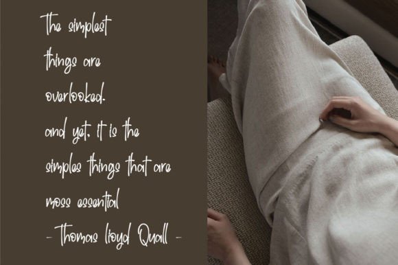 July Style Font font preview - 6