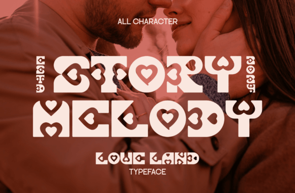 Love Land Font PNG with transparent background - Preview 2