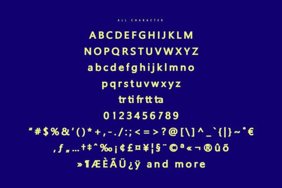 Meilong Font PNG with transparent background - Preview 6