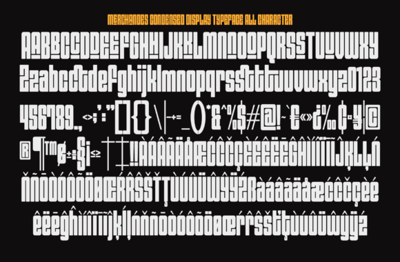 Merchandes Font PNG with transparent background - Preview 2