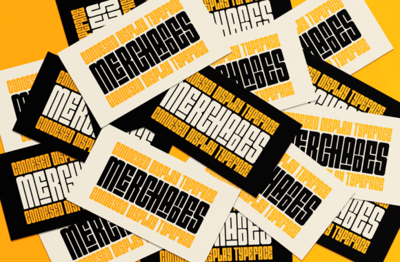 Merchandes Font PNG with transparent background - Preview 3