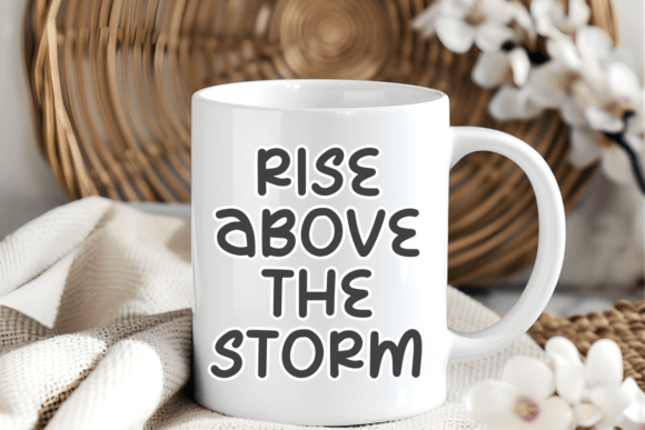 Pink Daisy Font PNG with transparent background - Preview 4