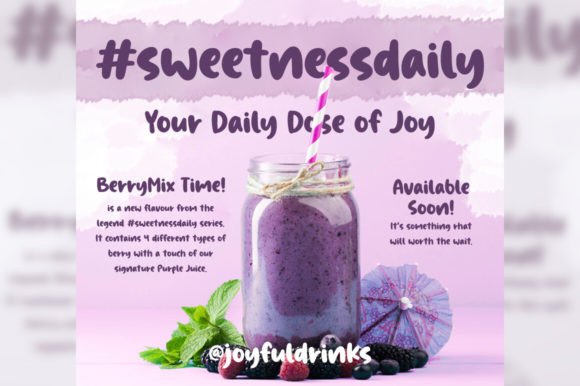 Purple Boba Font PNG with transparent background - Preview 4