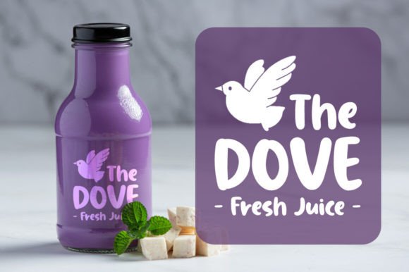Purple Boba Font PNG with transparent background - Preview 5