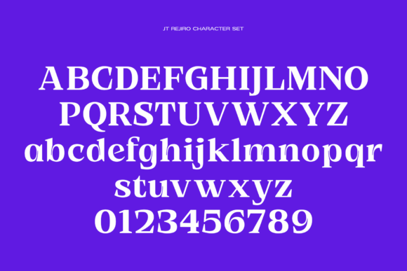 Rejiro Font PNG with transparent background - Preview 4
