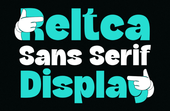 Reltca Font PNG with transparent background - Preview 1