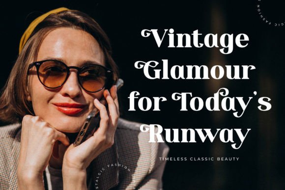 Silenta Vintage Font PNG with transparent background - Preview 4