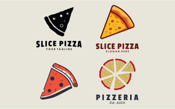 Vector Pizza Logo Template