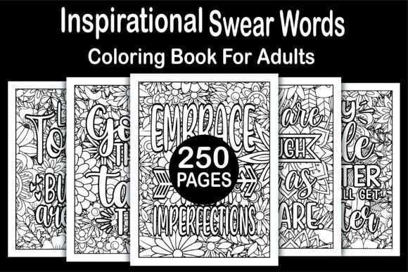Bold & Easy Stress Relief Coloring Pages Graphic by (US) Design Studio ...