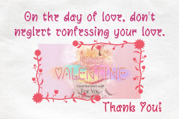 Be Quiet and Listen 1 to 9 I Love You Font - Preview 5