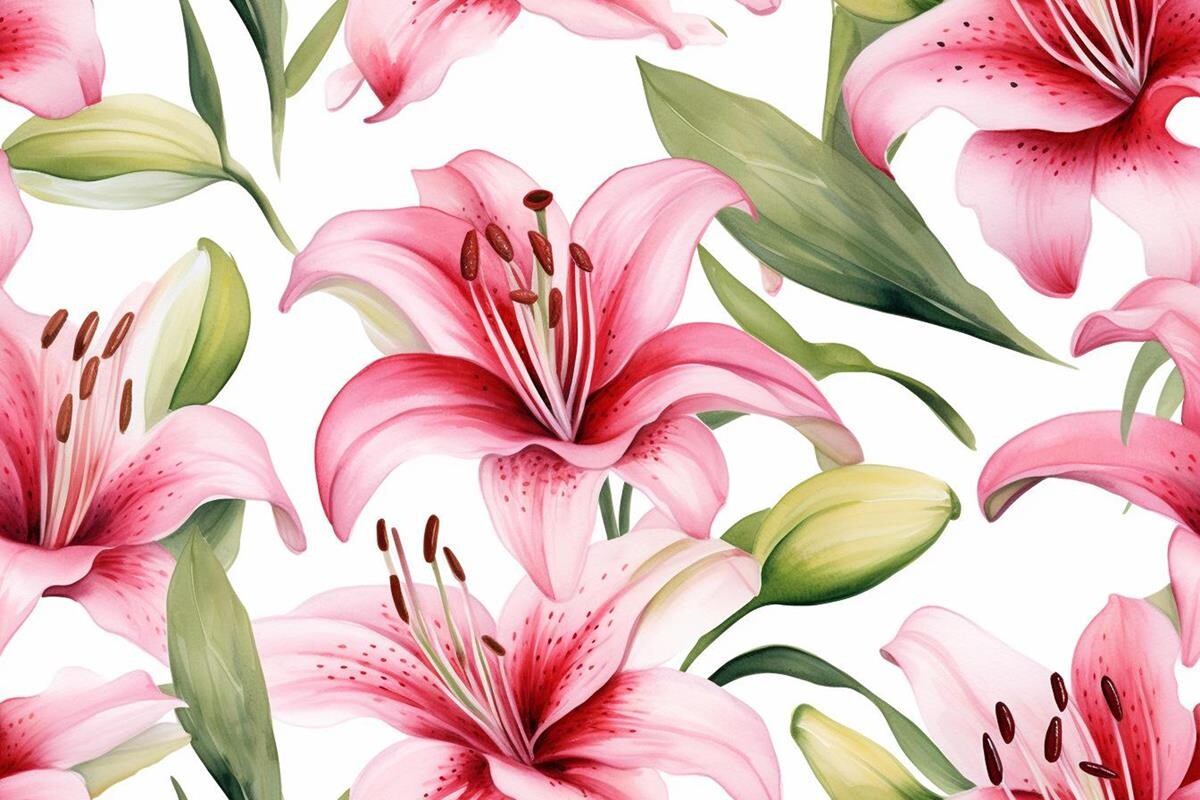 Botanical Art Damask Pattern Graphic by Ranya Art Studio · Creative Fabrica