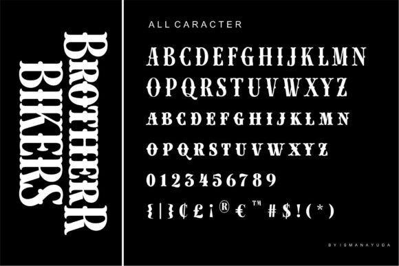 Brother Bikers Font - Preview 5