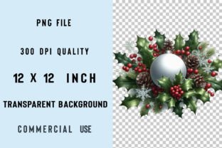 Christmas Holly Clipart Bundle Graphic by SVGArt · Creative Fabrica