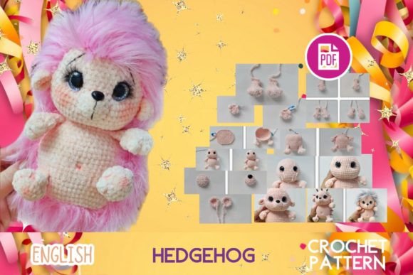 Crochet Hedgehog / Amigurumi PDF / TOY