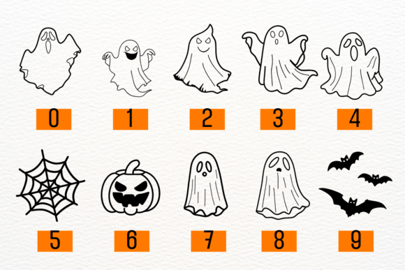 Cute Ghost Halloween Font - Preview 4