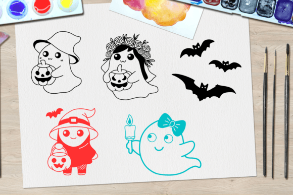 Cute Ghost Halloween Font - Preview 6