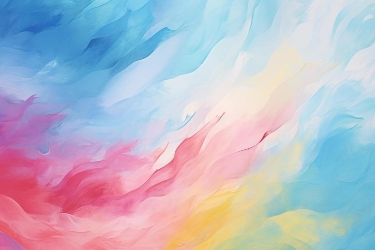 Dreamy Cloudscape Artwork Graphic by Ranya Art Studio · Creative Fabrica
