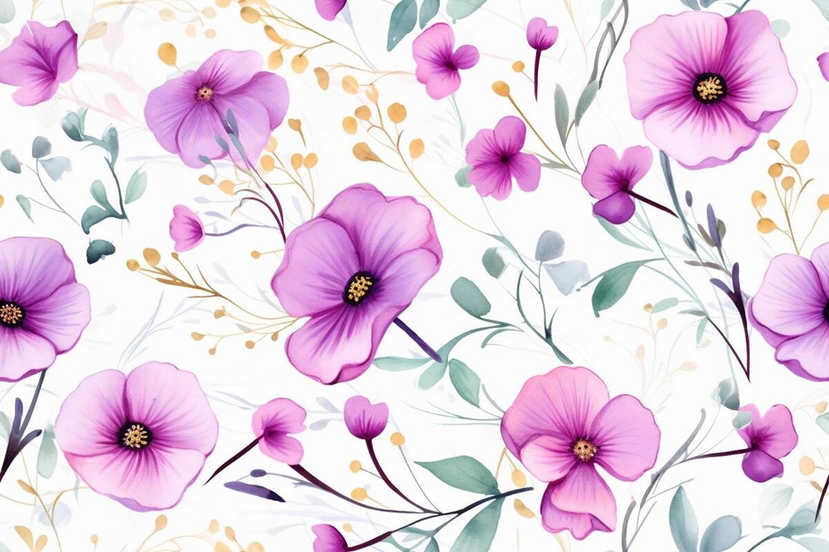 Garden Design Pattern Design Element Graphic by Ranya Art Studio ...