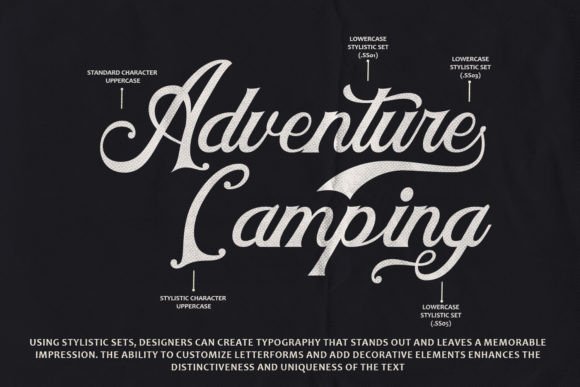 Holster Font PNG with transparent background - Preview 1