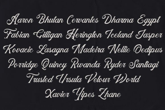 Holster Font PNG with transparent background - Preview 2