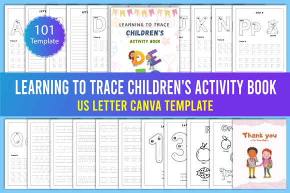 Learning to Trace Kids Activity Book
