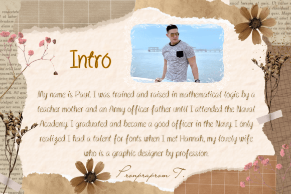 My Short Story Font PNG with transparent background - Preview 1