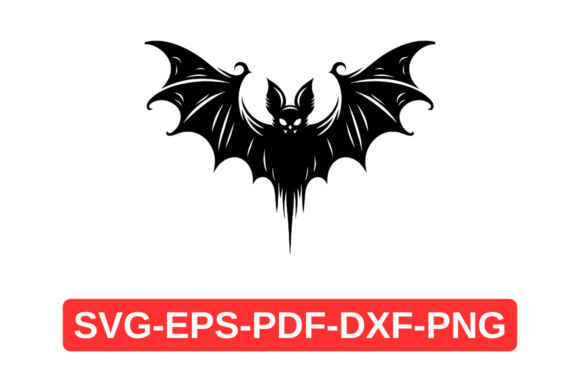 Vampire Bat SVG, Halloween Vector File Graphic by Artful Assetsy ...
