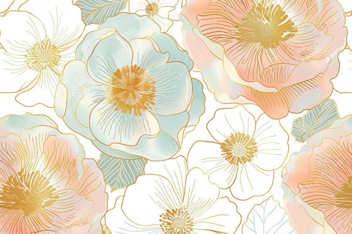 Abstract Floral Pattern Graphic by Sun Sublimation · Creative Fabrica