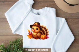 Autumn Cute Turkey Graphic by Watercolor Clipart · Creative Fabrica