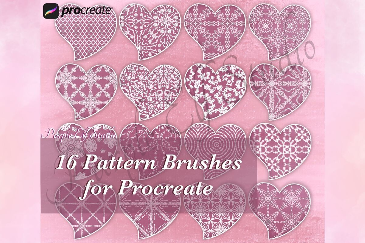 Procreate Pattern Brushes Graphic by Ria Khurana · Creative Fabrica