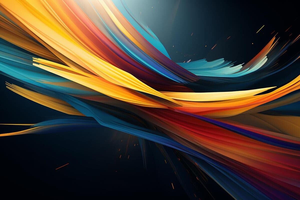 Ruby Rippie Ruby Ripple: a Delicate Red Wave Graphic by Ranya Art Studio · Creative ...