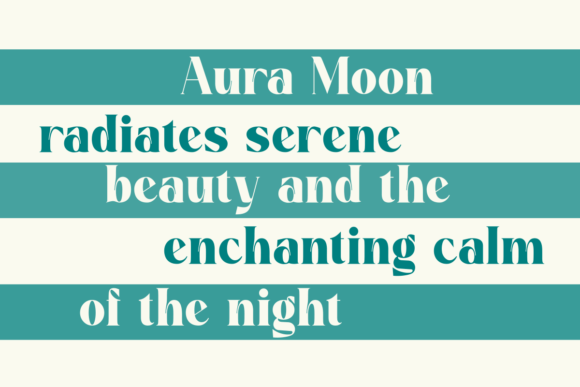 Aura Moon Font - Preview 5