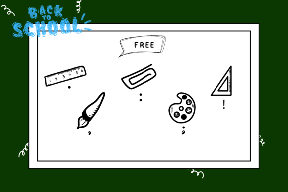 Back to School Font - Preview 6