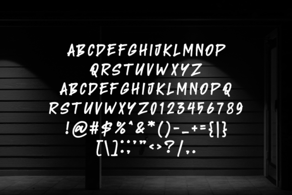 Brush Rx Font - Preview 1