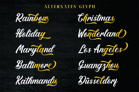 Buckland Font - Preview 1