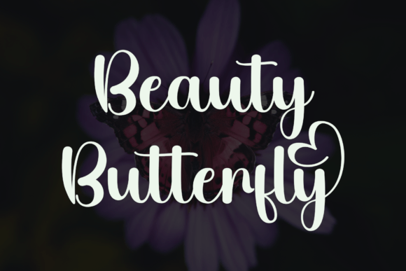 Butterfly Font - Preview 6