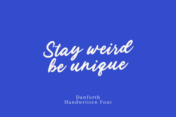 Danforth Font - Preview 2