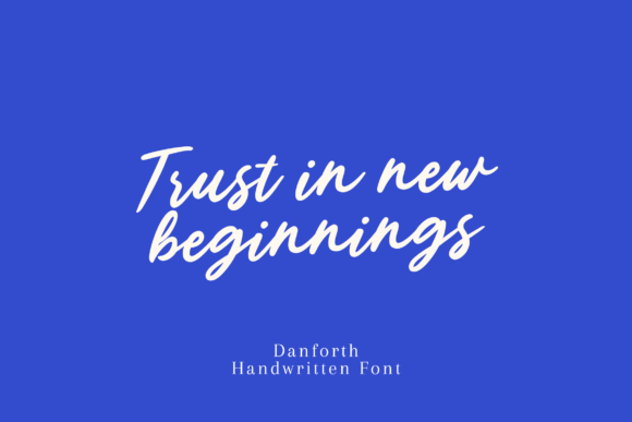 Danforth Font - Preview 4